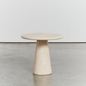 Classic travertine side tables