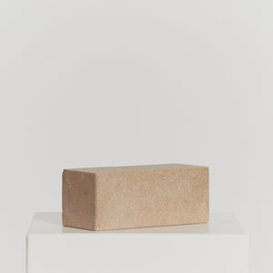 Sandstone brick block plinth - HIRE ONLY