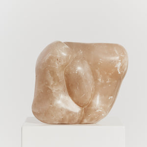 Gypsum rounded form sculpture - HIRE ONLY