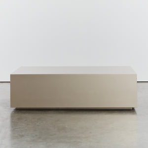 Monolithic block table plinth - HIRE ONLY