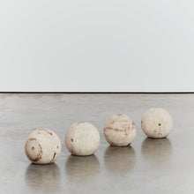 Load image into Gallery viewer, Travertine stone spheres - HIRE ONLY
