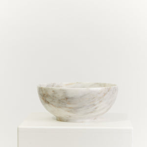 White marble bowl - HIRE ONLY