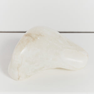 Abstract sculpture in alabaster