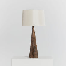 Load image into Gallery viewer, Hammered finish brutalist table lamps
