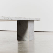 Load image into Gallery viewer, Classic Carrara marble coffee table
