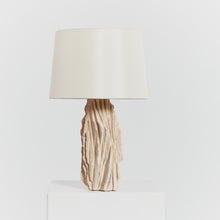 Load image into Gallery viewer, Raw edge stone table lamp

