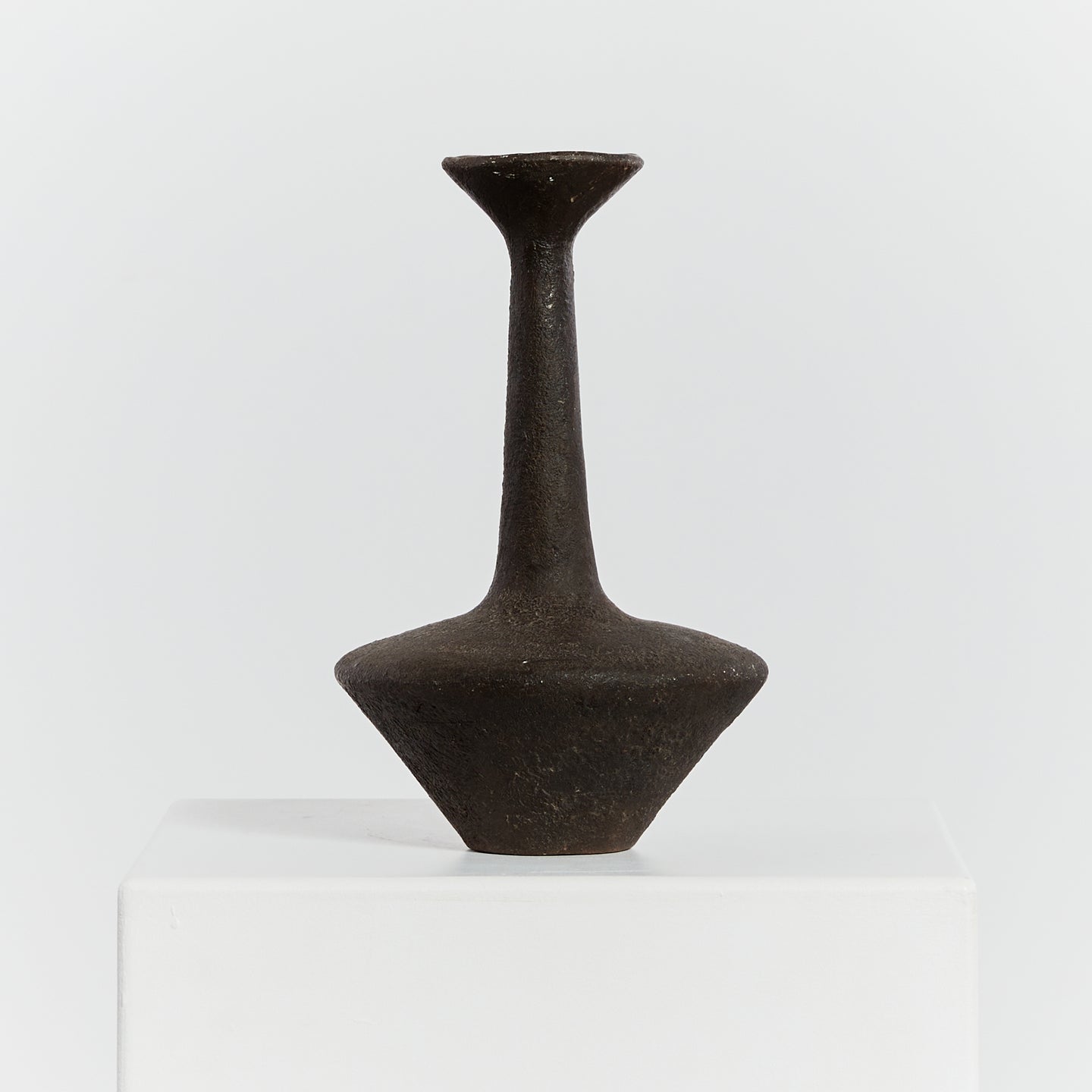 Sculptural studio pottery vessel