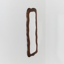 Load image into Gallery viewer, Brutalist hammered copper mirror by Angelo Bragalini
