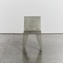 Load image into Gallery viewer, Cubist chairs in galvanised metal
