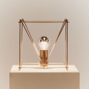 Le Cube table lamp by Max Sauze