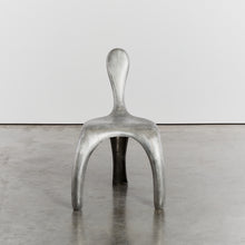 Load image into Gallery viewer, Amorphous chair in cast aluminium by Finn Stone, signed
