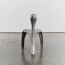 Load image into Gallery viewer, Amorphous chair in cast aluminium by Finn Stone, signed
