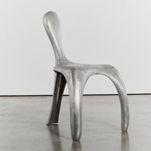 Load image into Gallery viewer, Amorphous chair in cast aluminium by Finn Stone, signed
