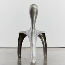 Load image into Gallery viewer, Amorphous chair in cast aluminium by Finn Stone, signed
