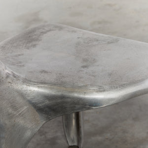 Amorphous chair in cast aluminium by Finn Stone, signed