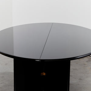 Lacquered 'Antella' demi lune console and dining table by Kazuhide Takahama