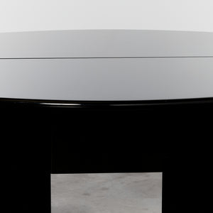 Lacquered 'Antella' demi lune console and dining table by Kazuhide Takahama