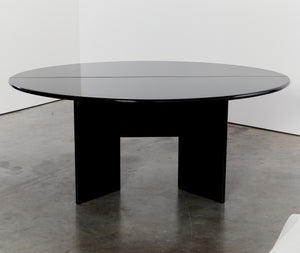 Lacquered 'Antella' demi lune console and dining table by Kazuhide Takahama