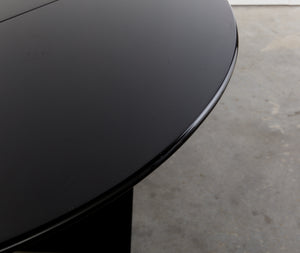 Lacquered 'Antella' demi lune console and dining table by Kazuhide Takahama