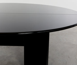 Lacquered 'Antella' demi lune console and dining table by Kazuhide Takahama