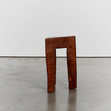 Load image into Gallery viewer, Triangular hard wood side table
