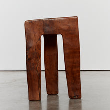 Load image into Gallery viewer, Triangular hard wood side table
