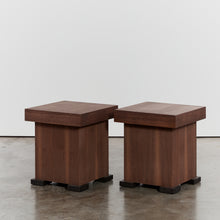 Load image into Gallery viewer, Pair of postmodern side tables
