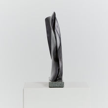 Load image into Gallery viewer, Modernist undulating sculpture on granite plinth
