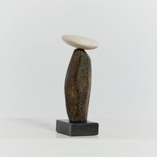 Load image into Gallery viewer, Two tone stoneware sculpture by Peter Hayes
