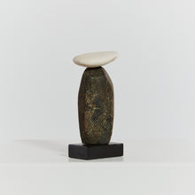 Load image into Gallery viewer, Two tone stoneware sculpture by Peter Hayes
