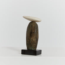 Load image into Gallery viewer, Two tone stoneware sculpture by Peter Hayes
