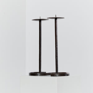 Forged statement candlesticks - HIRE ONLY