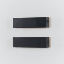 Load image into Gallery viewer, Pair of dark grey steel rectangle sconces
