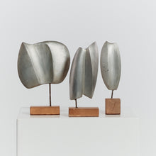 Load image into Gallery viewer, Trio of cast aluminium sculptures
