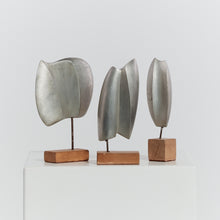 Load image into Gallery viewer, Trio of cast aluminium sculptures
