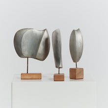 Load image into Gallery viewer, Trio of cast aluminium sculptures
