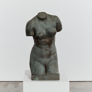 Patinated Venus torso sculpture