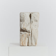 Load image into Gallery viewer, Cubist abstract sculpture in volcanic stone
