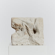 Load image into Gallery viewer, Cubist abstract sculpture in volcanic stone
