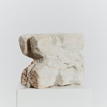 Load image into Gallery viewer, Cubist abstract sculpture in volcanic stone
