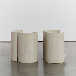 Pair of Gea side tables by Kazuhide Takahama