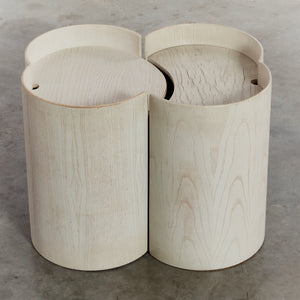 Pair of Gea side tables by Kazuhide Takahama