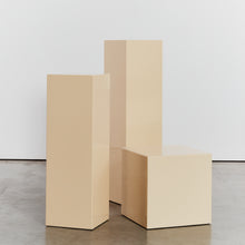 Load image into Gallery viewer, Trio of lacquered artist made plinths
