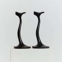 Load image into Gallery viewer, Robert Welch Sea Drift candlesticks in Black
