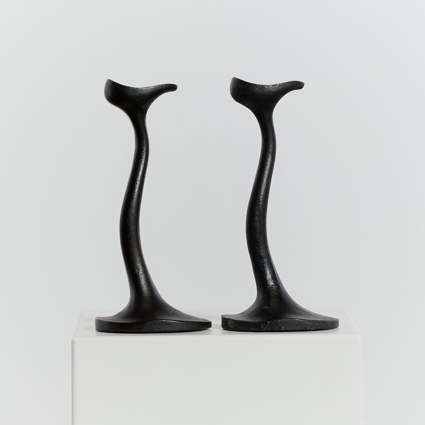 Robert Welch Sea Drift candlesticks in Black