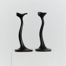 Load image into Gallery viewer, Robert Welch Sea Drift candlesticks in Black
