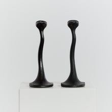 Load image into Gallery viewer, Robert Welch Sea Drift candlesticks in Black
