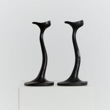 Load image into Gallery viewer, Robert Welch Sea Drift candlesticks in Black
