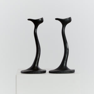 Robert Welch Sea Drift candlesticks in Black