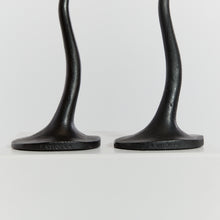 Load image into Gallery viewer, Robert Welch Sea Drift candlesticks in Black
